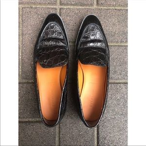 EVERLANE croc loafer flats size 7
